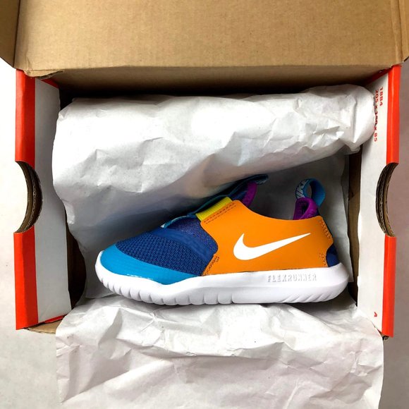 Nike Flex Runner Shoes CK1743-400 Blue Purple - Picture 6 of 6